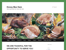 Tablet Screenshot of honeybeehaminc.com
